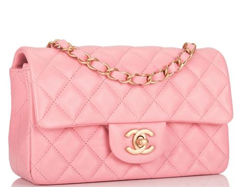 mini chanel pink bag|chanel mini flap bag lambskin.